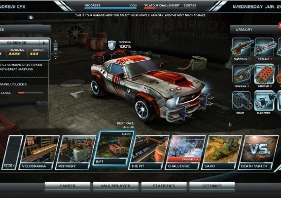 Death Rally EN Global Steam Digital Key