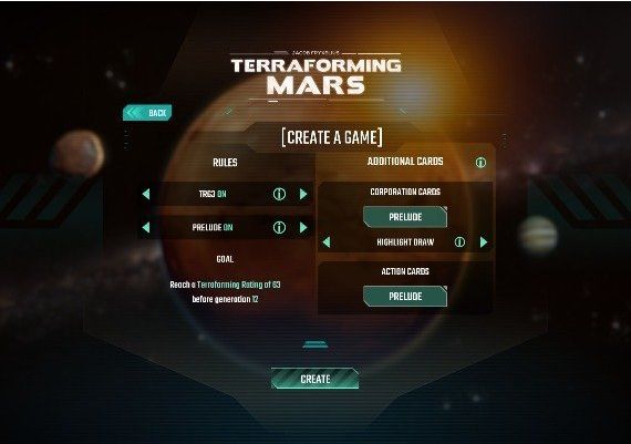Terraforming Mars: Prelude DLC EN/DE/FR/IT/ES/SV Global Steam Digital Key
