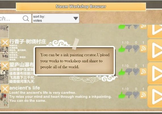 Chinese Ink Painting Puzzle & Creator EN/DE/JA/KO/RU/ZH/ES/ZH Global Steam Digital Key