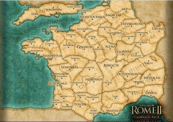 Total War: Rome 2 - Caesar in Gaul Campaign Pack DLC EU Steam Digital Key