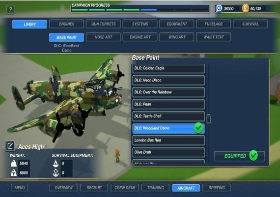 Bomber Crew - Skin Pack DLC Global Steam Digital Key