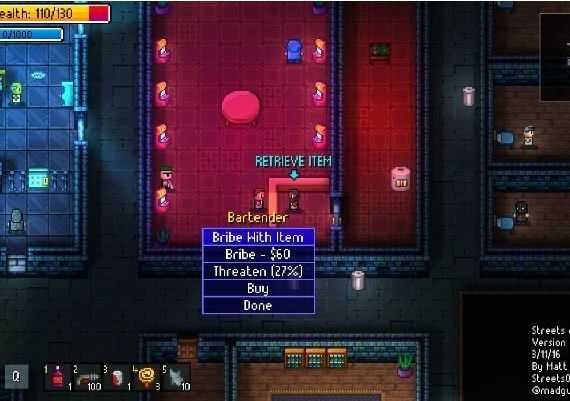 Streets of Rogue EN/DE/FR/PT/RU/ZH/ES North America Steam Digital Key