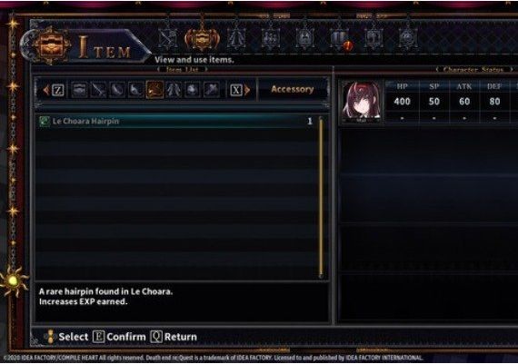 Death end re;Quest 2 - EXP Booster Equipment DLC EN/JA/ZH/ZH Global Steam Digital Key
