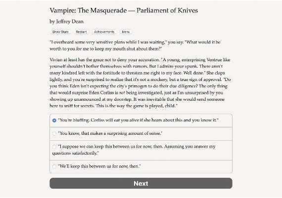 Vampire: The Masquerade - Parliament of Knives EN Global Steam Digital Key