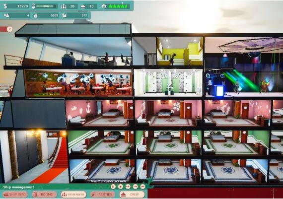 Cruise Ship Manager EN/DE/FR/PL/ZH/ES Global Steam Digital Key