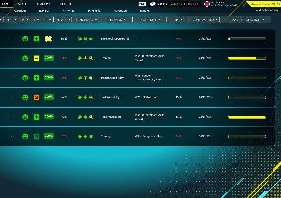 Tennis Manager 2022 EN/DE/FR/IT/ES Global Steam Digital Key