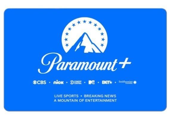 CBSi Paramount Plus Gift Card USD US $25 Prepaid Digital Key