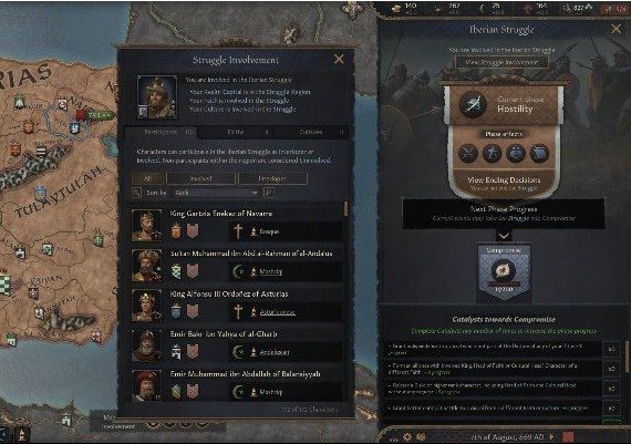 Crusader Kings III: Fate of Iberia DLC EN/DE/FR/KO/RU/ZH/ES EU Steam Digital Key