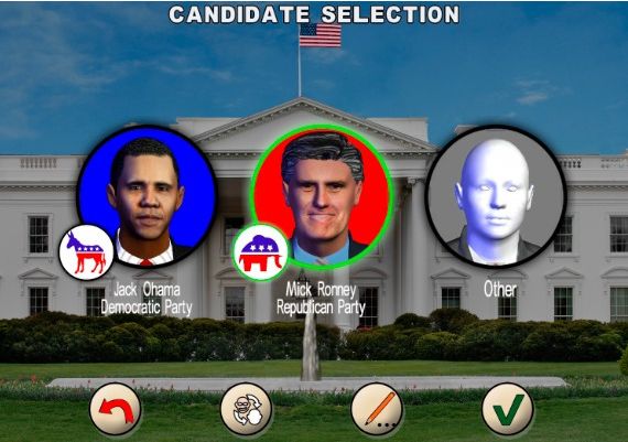 The Race for the White House EN Global Steam Digital Key