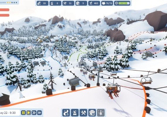 Snowtopia: Ski Resort Builder Global Steam Digital Key