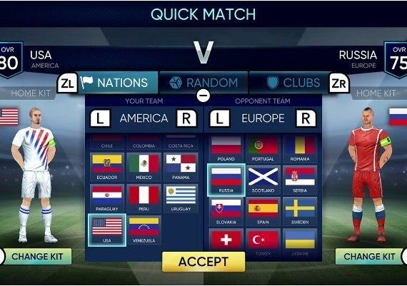 Football Cup 2021 EN/DE/FR/IT/PT/RU/ES EU Nintendo Switch Digital Key