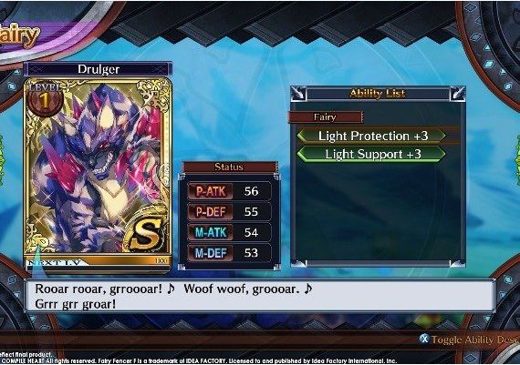 Fairy Fencer F ADF Fairy Set 2: Aques and Drulger DLC EN/JA/ZH Global Steam Digital Key