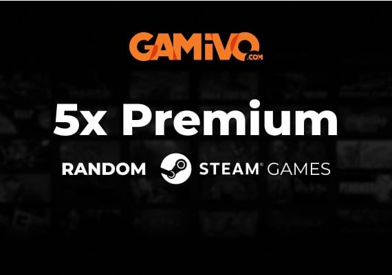 GAMIVO 5x Random Steam Games Global Steam Digital Key