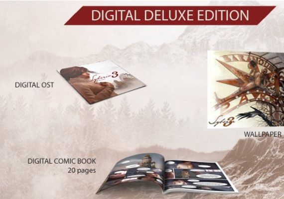 Syberia 3 - Upgrade Deluxe Edition Global Steam Digital Key