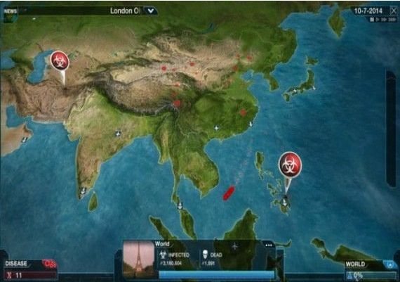 Plague Inc: Evolved EN/DE/FR/IT Global Steam Digital Key