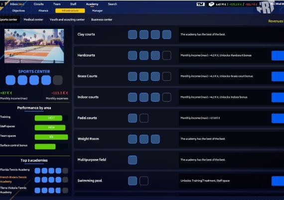 Tennis Manager 2023 EN/DE/FR/IT/ES Global Steam Digital Key