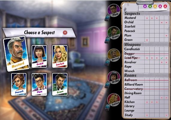 Clue/Cluedo: Classic Edition - The Complete Detective’s Bundle EN/DE/FR/IT/JA/ZH/ES Global Steam Digital Key