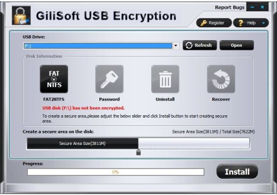 Gilisoft USB Encryption EN Global Software License Digital Key