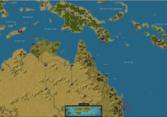 Strategic Command WWII: World at War EN/DE/FR/ES ROW Steam Digital Key