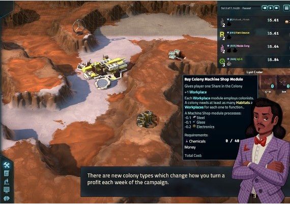Offworld Trading Company: The Patron and the Patriot DLC Global Steam Digital Key
