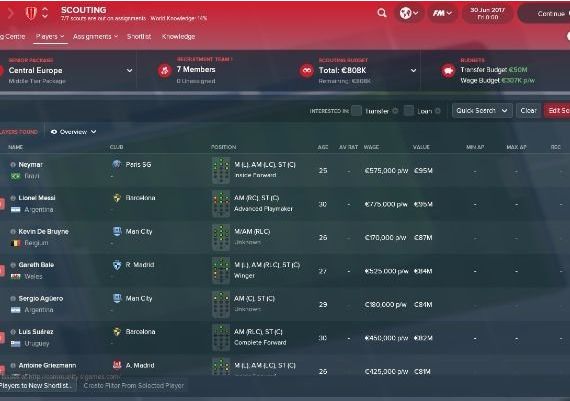 Football Manager 2018 EN/FR/IT EU Steam Digital Key