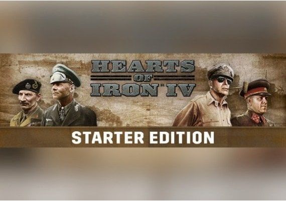 Hearts of Iron IV Starter Edition EN/DE/FR/PL/JA/PT/RU/ES EU Steam Digital Key
