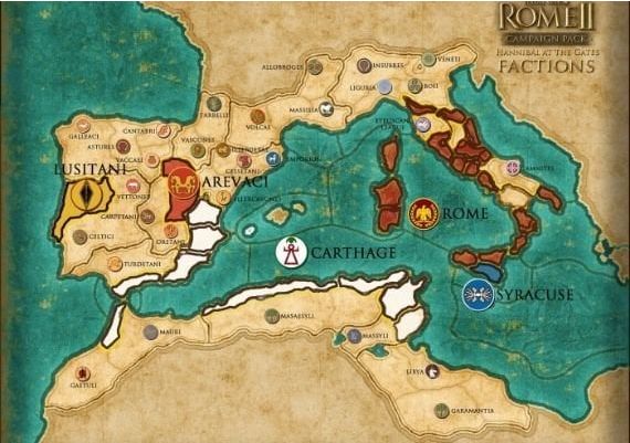 Total War: Rome 2 - Hannibal at the Gates Campaign Pack EU Steam Digital Key