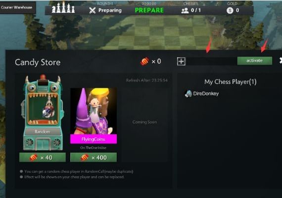 Dota2 Auto Chess 40 Candy EN Global Prepaid Digital Key