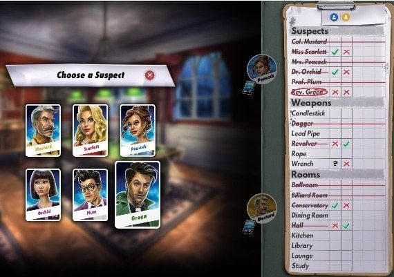 Clue/Cluedo Classic Edition EN/DE/FR/IT/JA/ZH/ES EU Steam Digital Key