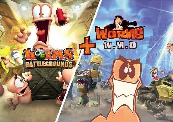 Worms: Battlegrounds + Worms W.M.D EN/DE/FR/IT/ES United States Xbox One/Series Digital Key