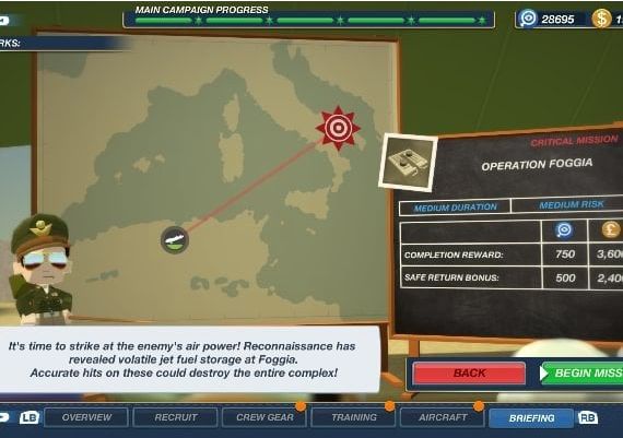 Bomber Crew: USAAF DLC EN/DE/FR/PL/RU/ES EU Steam Digital Key