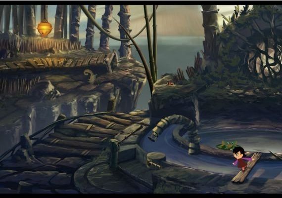 Lilly Looking Through Global Steam Digital Key