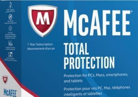 Mcafee Total Protection 3 Years 1 Dev EN Global Software License Digital Key