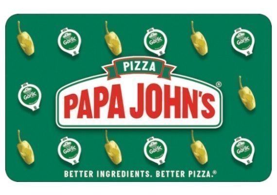 Papa Johns Gift Card USD US $25 Food Digital Key