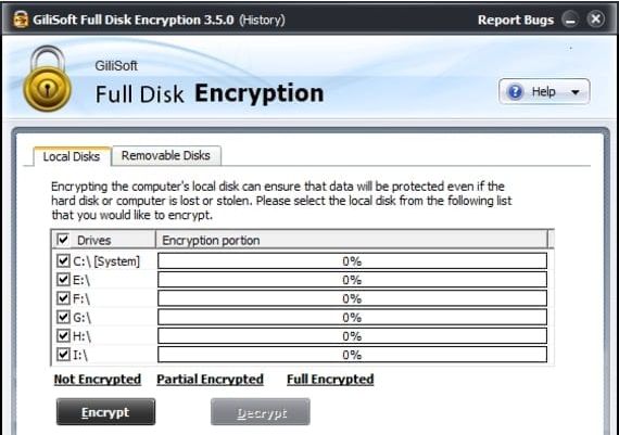 Gilisoft Full Disk Encryption EN Global Software License Digital Key