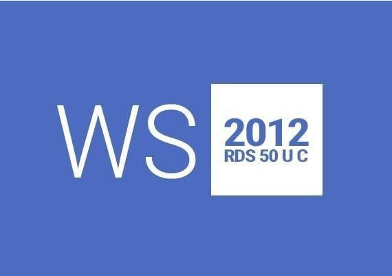 Windows Server 2012 Remote Desktop Services 50 device connections Global MS Products Digital Key