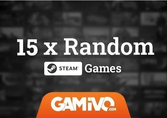 GAMIVO 15x Random Steam Games Global Steam Digital Key