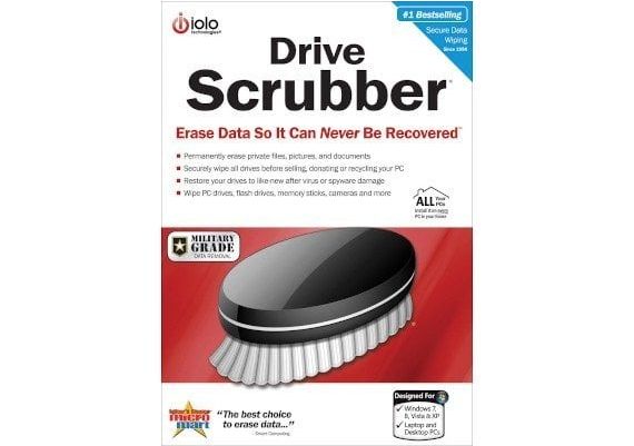 iolo DriveScrubber 1 Year 1 Dev EN Global Software License Digital Key